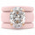 Oval Cut CZ Silicone Ring Set for Women, 2 Thin Stackable Rings – 11×8 mm Oval Cut CZ | Patented Design - GlowStone Collection