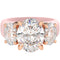 Rinfit Silicone Ring with Three Oval CZ Stones - Patented