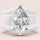 Women's Silicone Rings Stackable Set - 8×12 mm Pear Cut CZ  Set| Patent-Pending Design - GlowStone Collection
