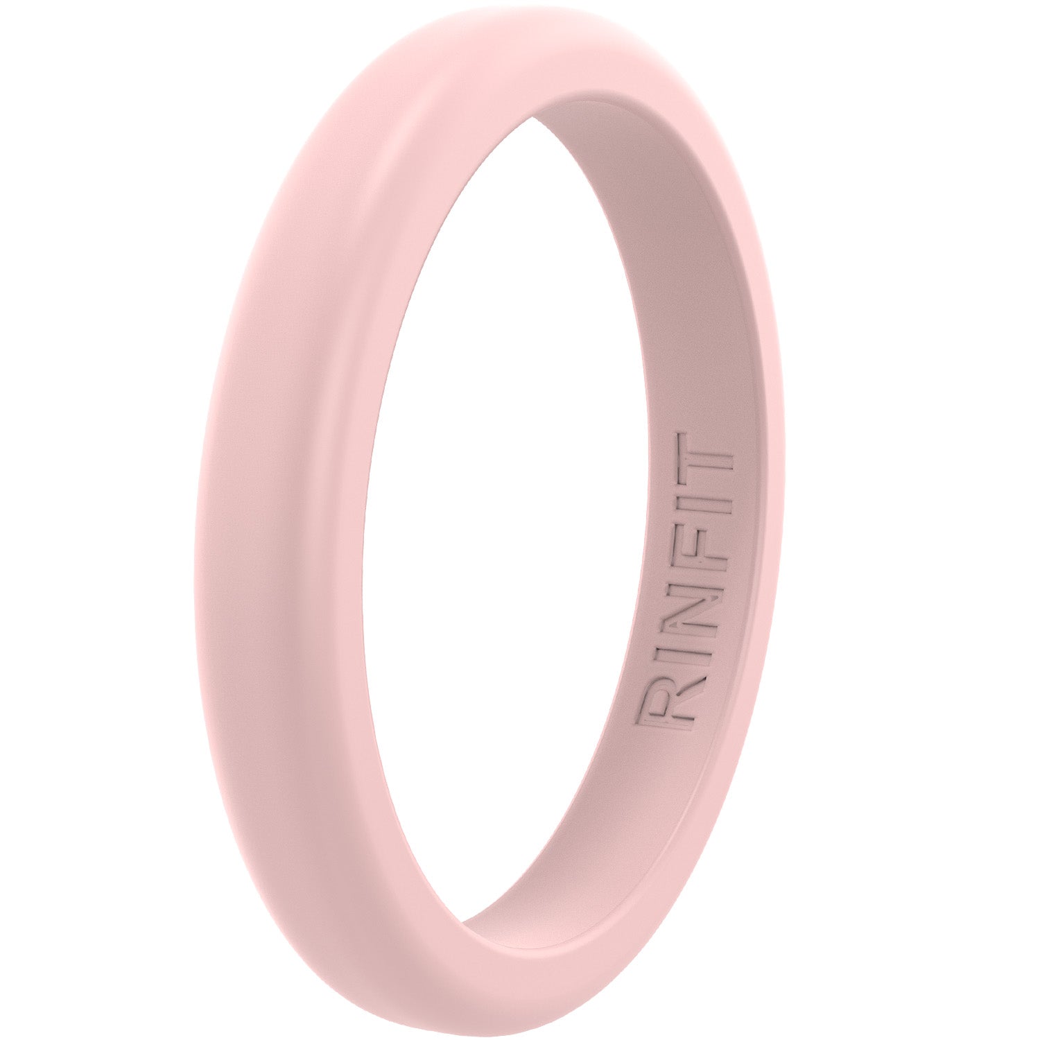 Stackable Thin Silicone Wedding Ring for Women by Rinfit