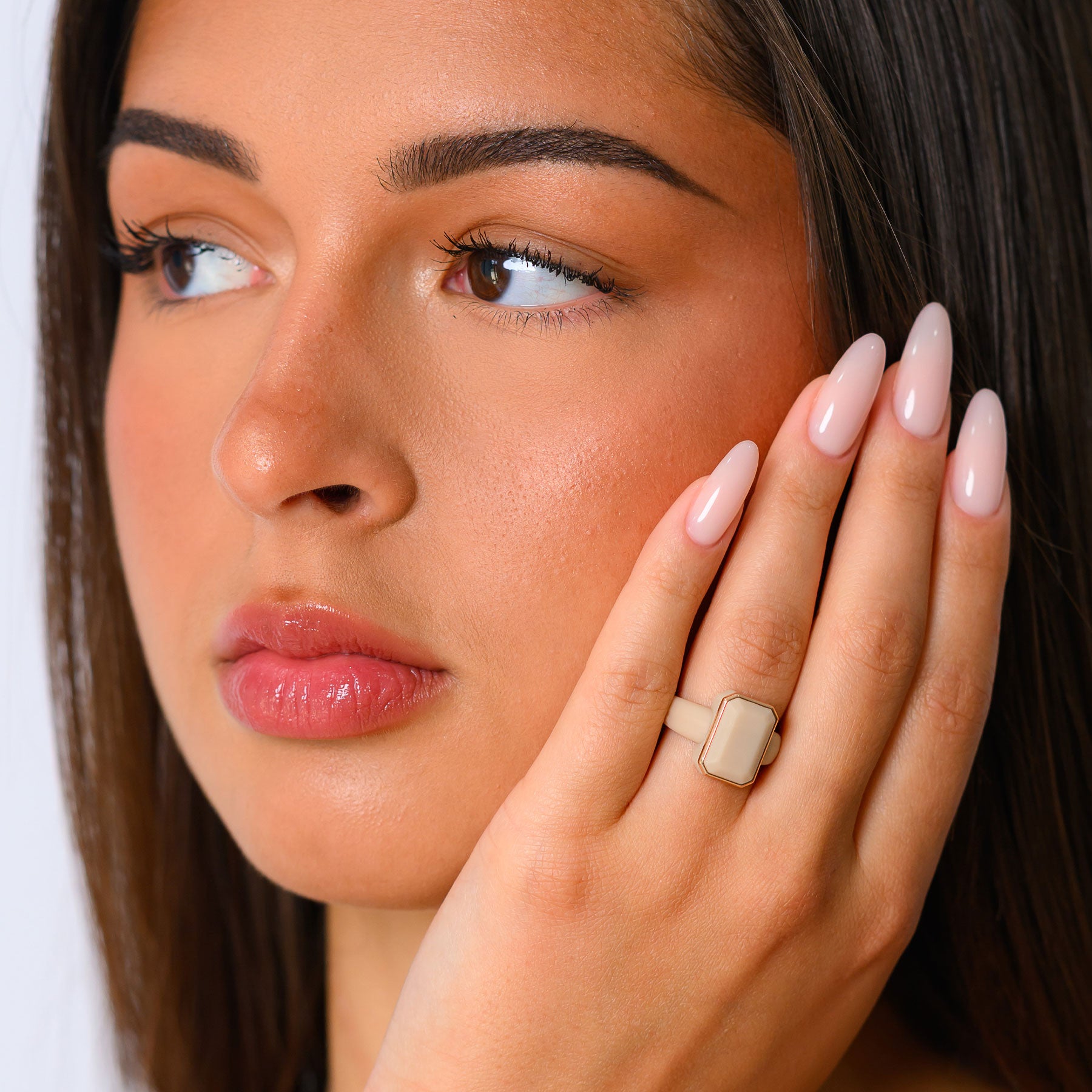 Emerald Collection- Silicone Rings for Women with Metal Frame - Patented Design