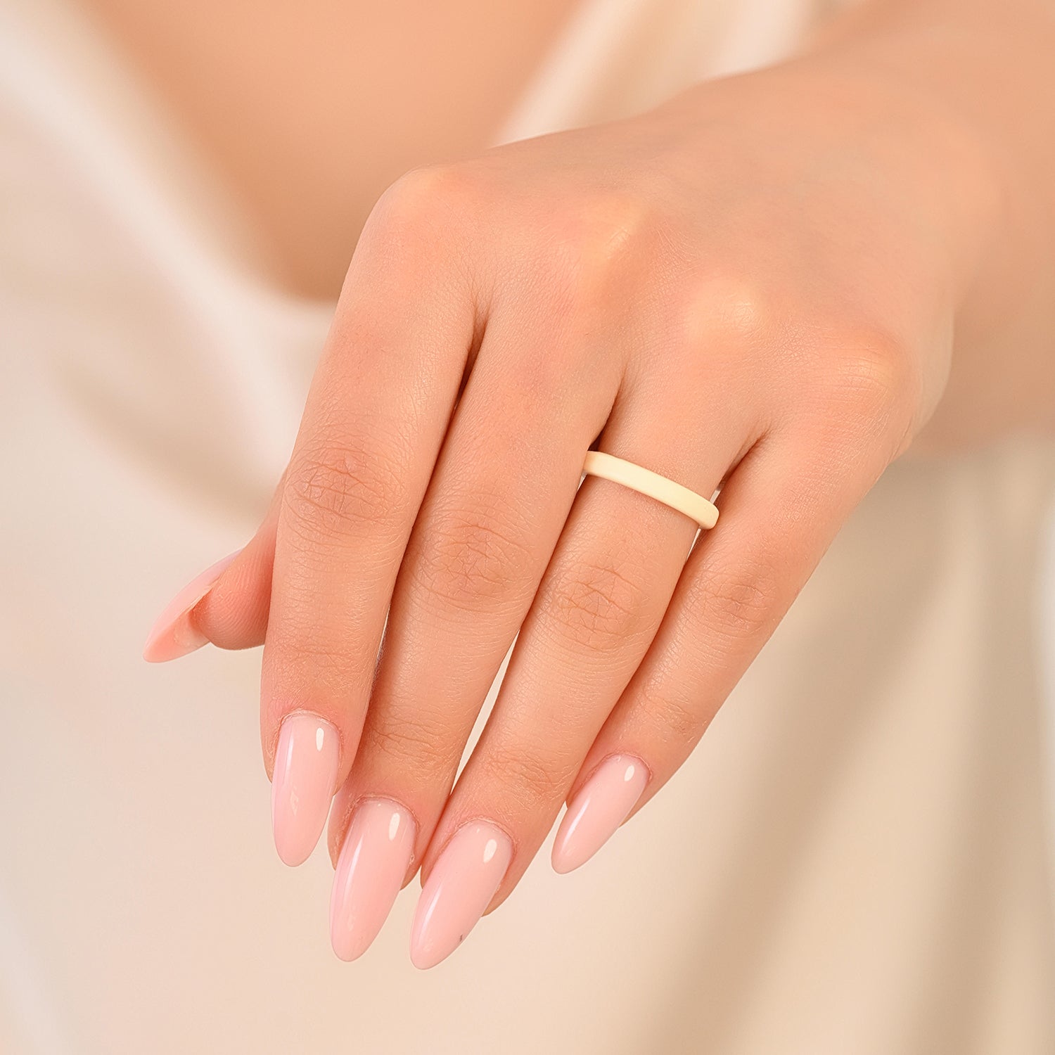 Stackable Thin Silicone Wedding Ring for Women by Rinfit
