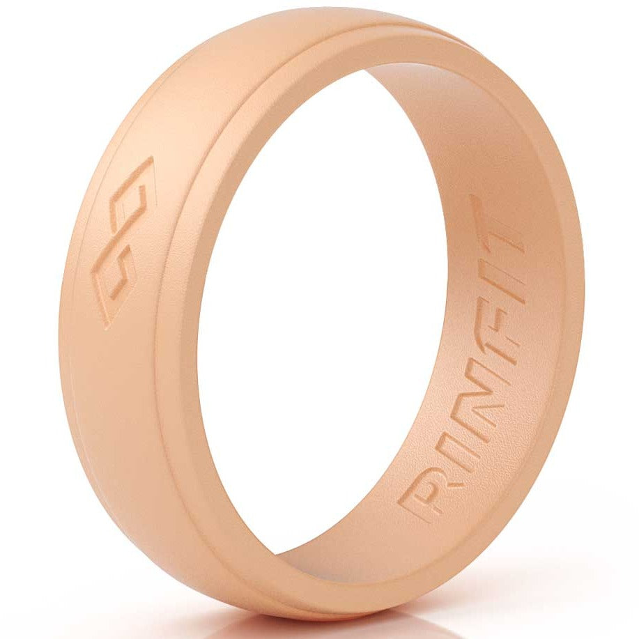 GIFT RING Women's Infinity Silicone Ring. Soft, Comfortable & Durable Wedding Band. US Design Patent