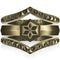 Women's Couture Silicone Rings. Stylish Design - 3 Rings Set - Patented Design