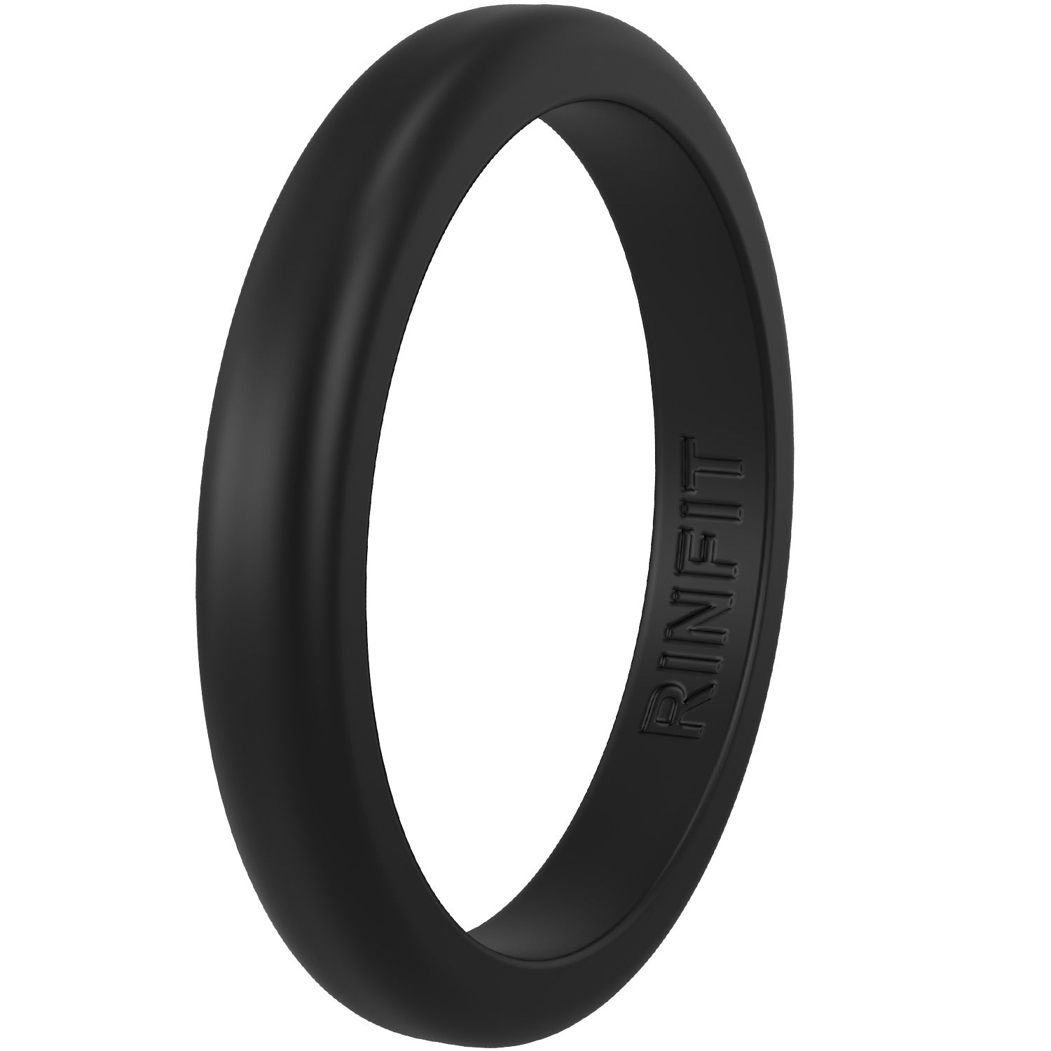 Stackable Thin Silicone Wedding Ring for Women by Rinfit