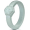 GIFT RING Women's Couture Silicone Engagement Ring. Stylish Design, Comfortable & Durable Wedding Band