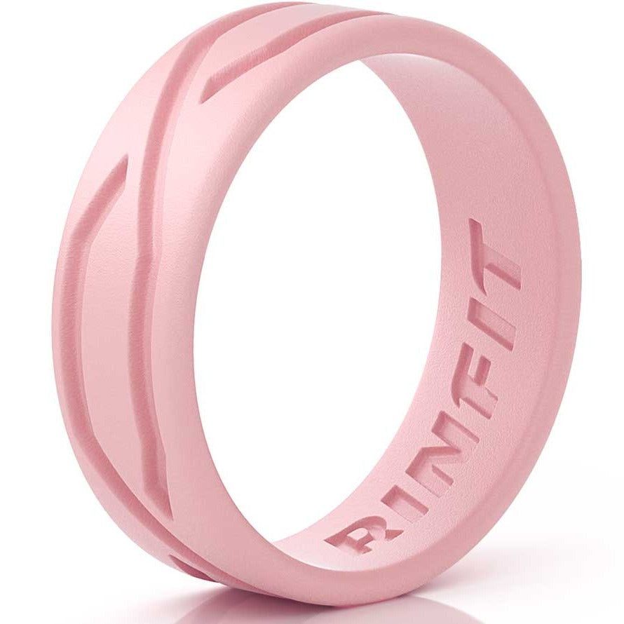 GIFT RING Women's 4Love Silicone Ring. Soft, Comfortable & Durable Wedding Band. US Design Patent
