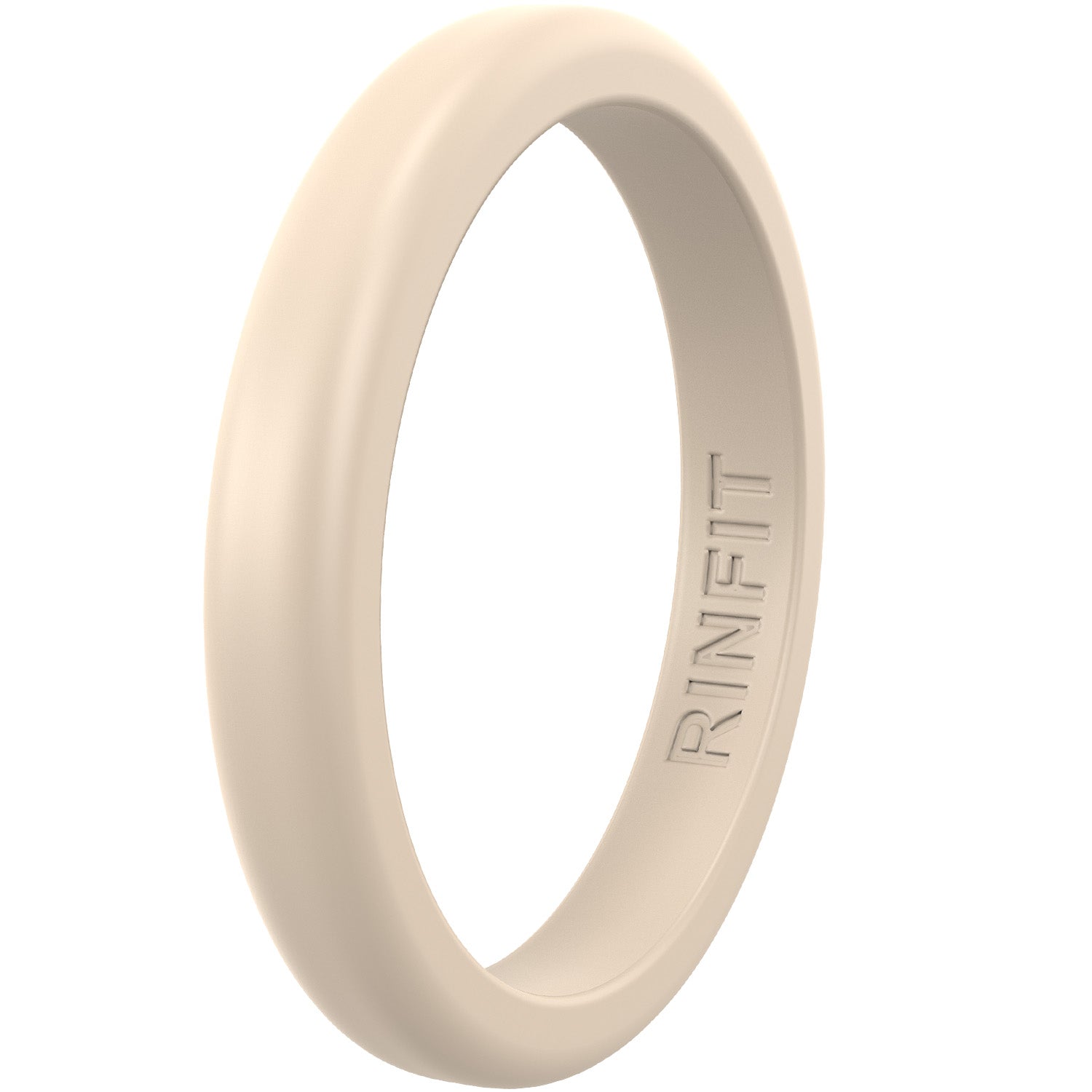 Stackable Thin Silicone Wedding Ring for Women by Rinfit