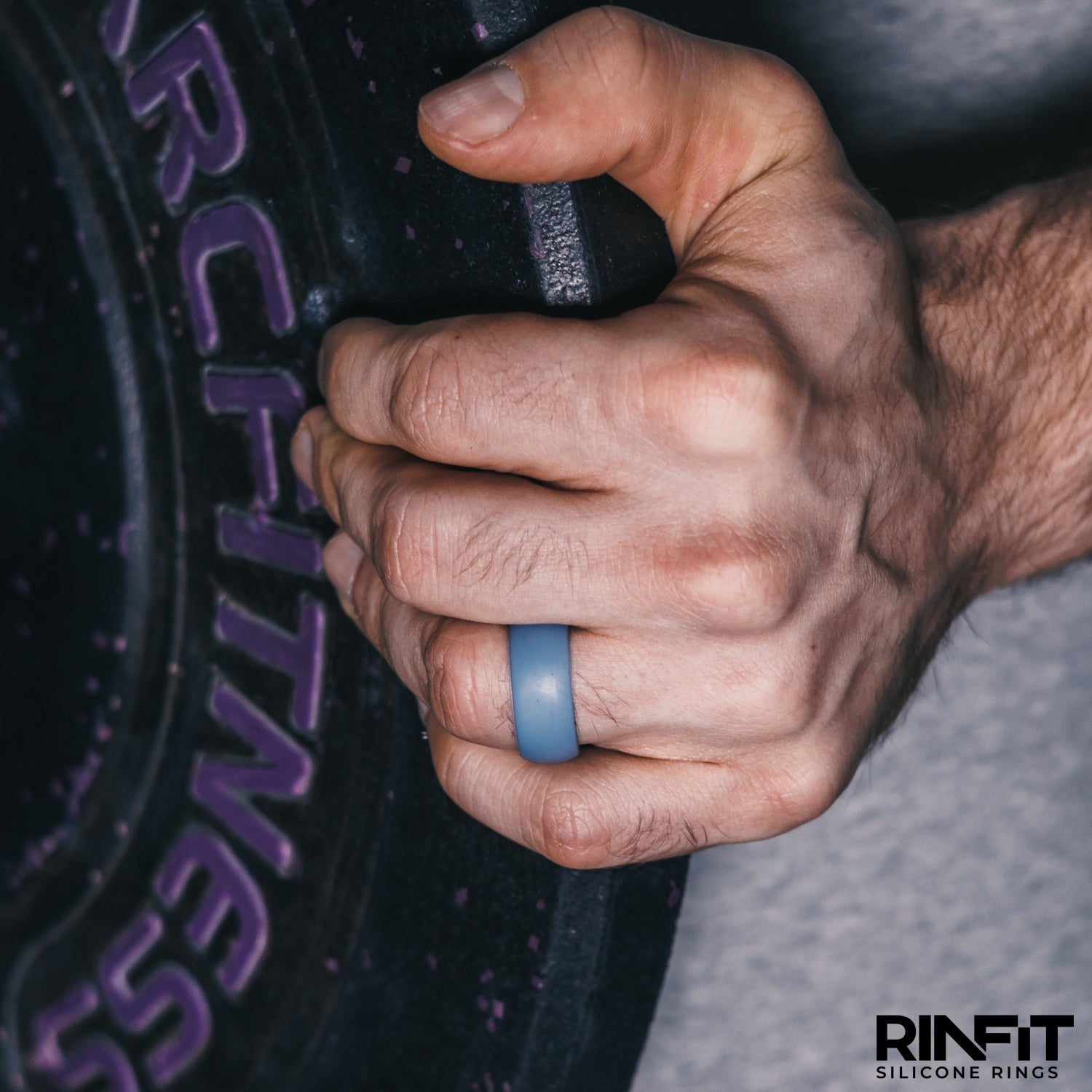 GIFT RING Inner Step Edge Collection - Silicone Ring for Men. Patent Pending