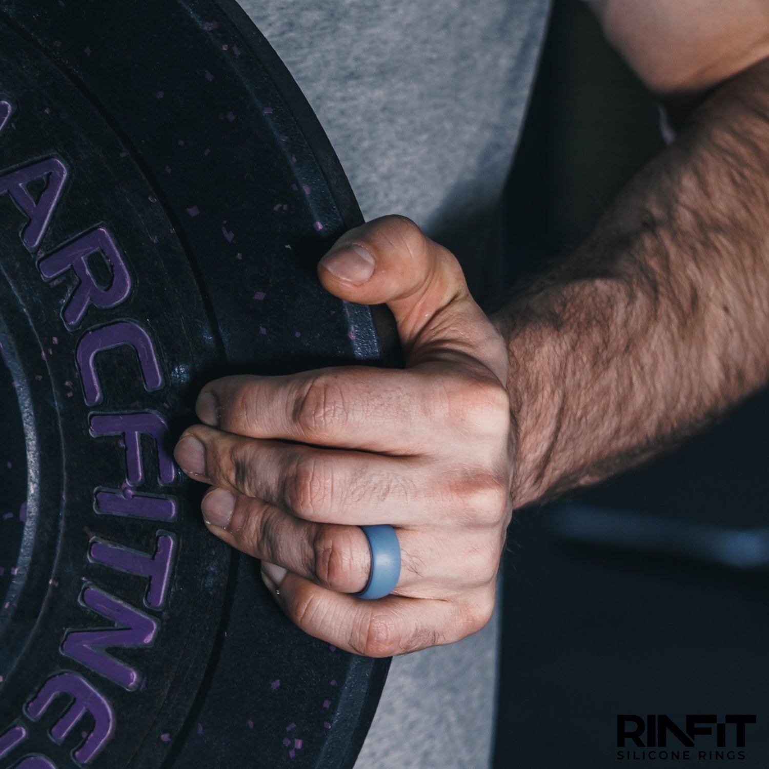 GIFT RING Inner Step Edge Collection - Silicone Ring for Men. Patent Pending