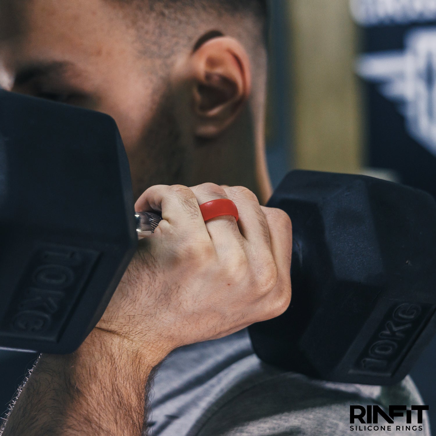 GIFT RING Inner Step Edge Collection - Silicone Ring for Men. Patent Pending