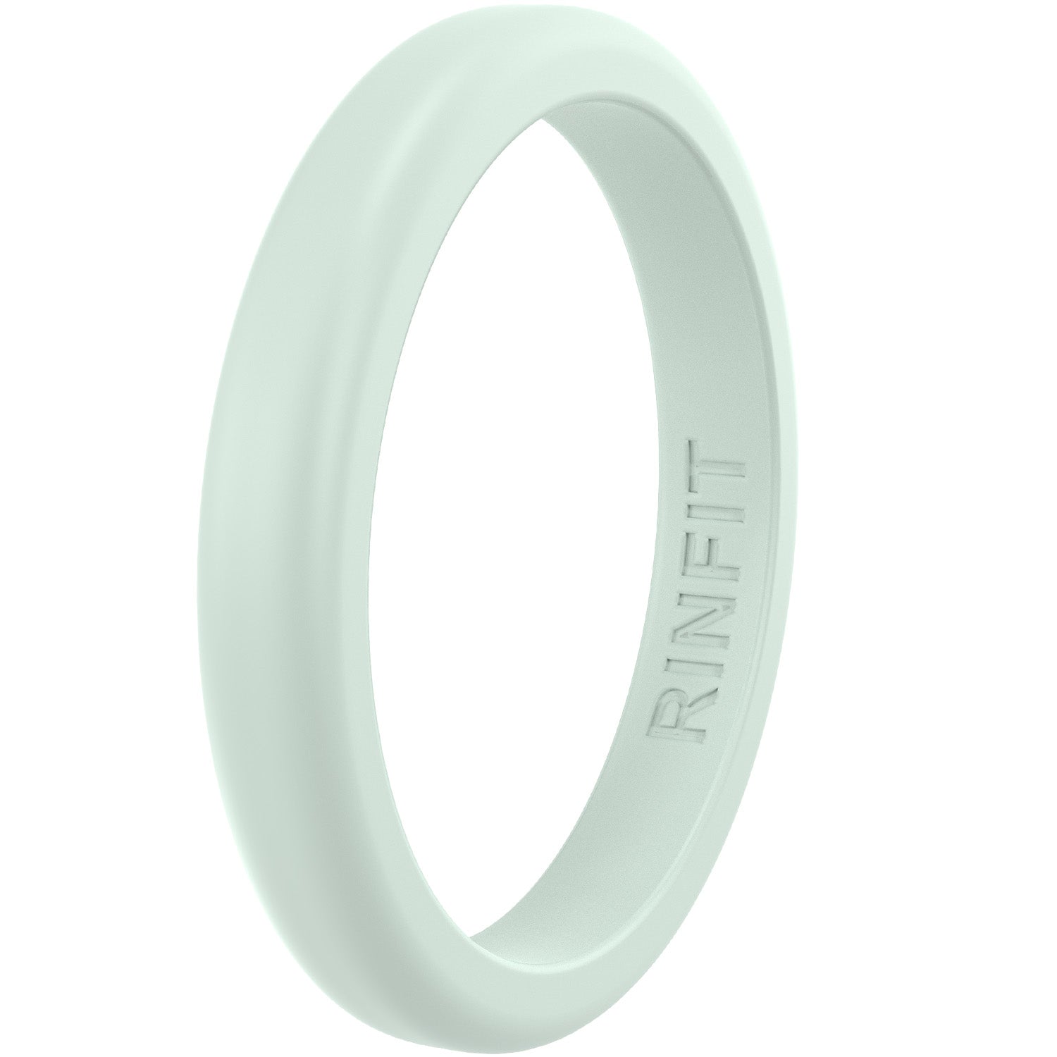 Stackable Thin Silicone Wedding Ring for Women by Rinfit