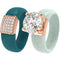Set Silicone Ring – 7mm Round Solitaire CZ | Patented Design - GlowStone Collection