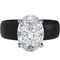 Silicone Ring – 11×8 mm Oval Cut CZ | Patented Design - GlowStone Collection