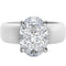 Silicone Ring – 11×8 mm Oval Cut CZ | Patented Design - GlowStone Collection