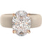 Silicone Ring – 11×8 mm Oval Cut CZ | Patented Design - GlowStone Collection
