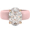 Silicone Ring – 11×8 mm Oval Cut CZ | Patented Design - GlowStone Collection