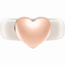 Heart Collection - Women's Silicone Rings with Metal - Patent Design