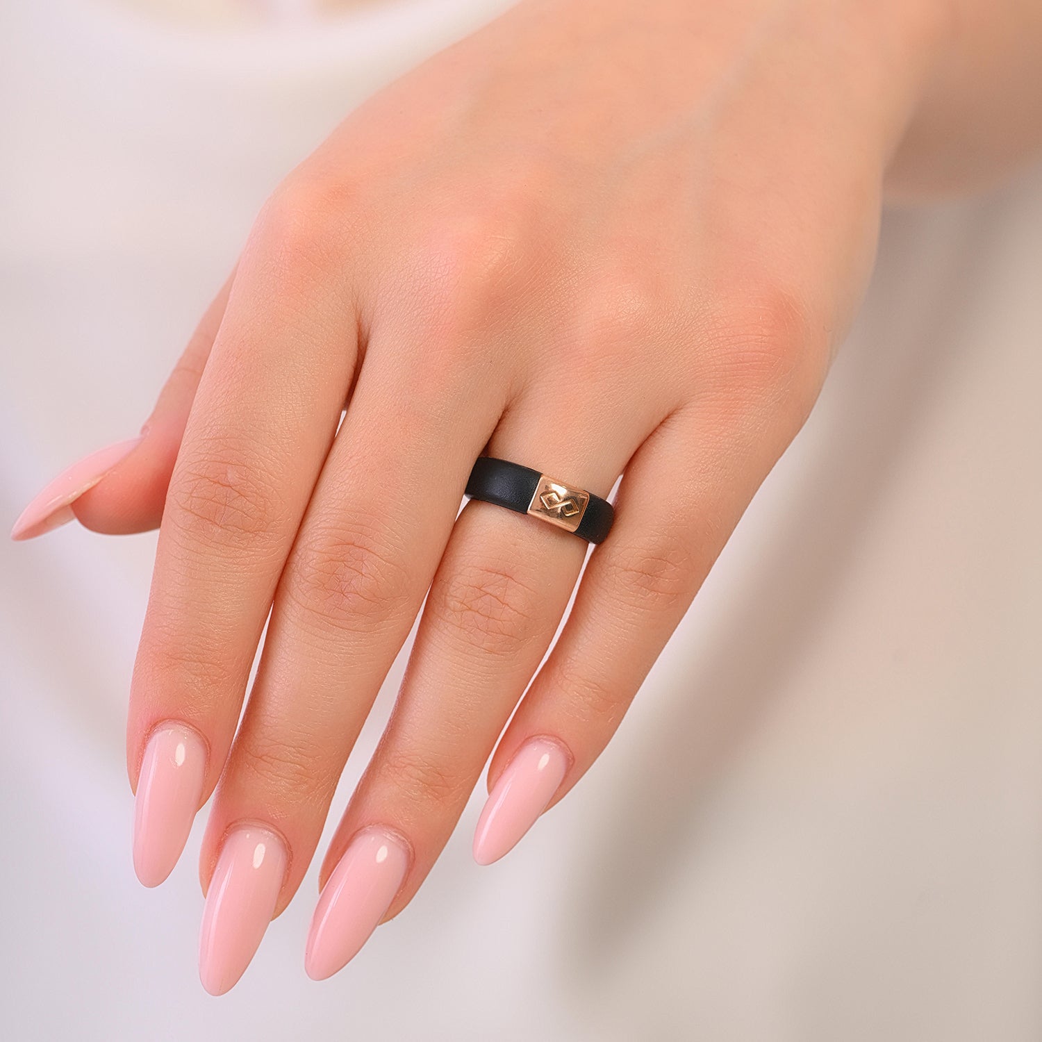 Women's Silicone Wedding Ring with Metal Plate - U.S. Patented Design