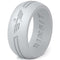 GIFT RING Men's Eagle Silicone Ring. Soft, Comfortable & Durable Wedding Band. US Design Patent