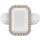Emerald Silicone Ring with Metal Frame & CZ Stones for Women - Patented Design