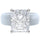 Silicone Ring – 10×8 mm Emerald Cut CZ | Patented Design - GlowStone Collection