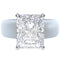 Silicone Ring – 10×8 mm Emerald Cut CZ | Patented Design - GlowStone Collection