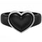 NEW! Heart Frame Collection - Women's Silicone Rings with Metal Heart Frame - Patented Design