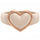 NEW! Heart Frame Collection - Women's Silicone Rings with Metal Heart Frame - Patented Design