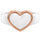 NEW! Heart Frame Collection - Women's Silicone Rings with Metal Heart Frame - Patented Design