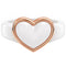 NEW! Heart Frame Collection - Women's Silicone Rings with Metal Heart Frame - Patented Design