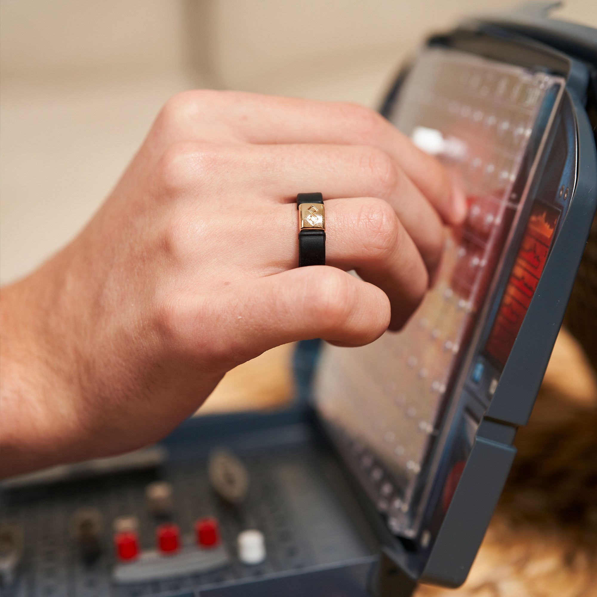 MetalInfinity Collection - Men's Silicone Rings with Metal - Patented Design