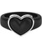 NEW! Heart Frame Collection - Women's Silicone Rings with Metal Heart Frame - Patent Pending Design