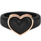 NEW! Heart Frame Collection - Women's Silicone Rings with Metal Heart Frame - Patent Pending Design