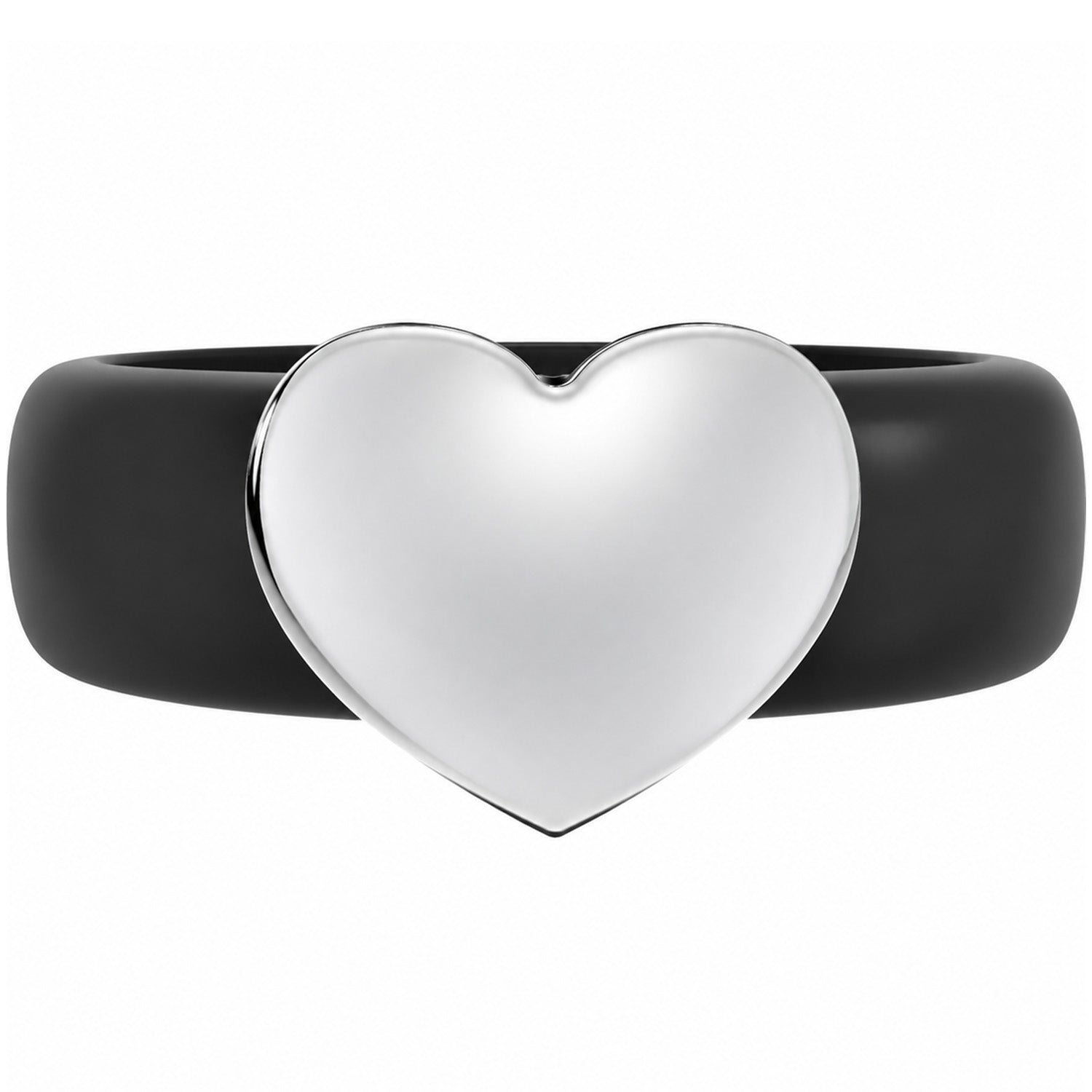 Heart Collection - Women's Silicone Rings with Metal - Patent Design