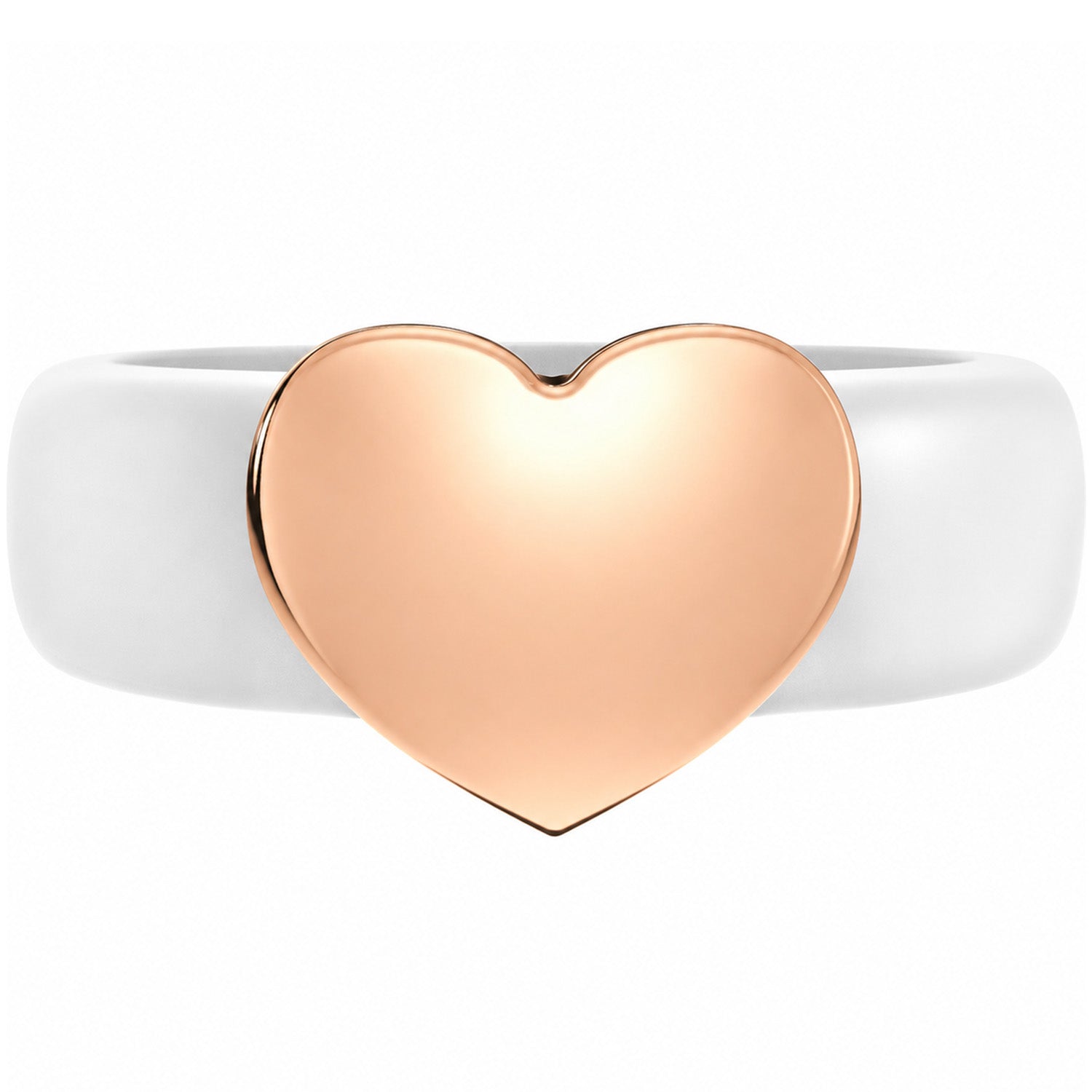 Heart Collection - Women's Silicone Rings with Metal - Patent Design