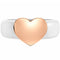 Heart Collection - Women's Silicone Rings with Metal - Patent Design