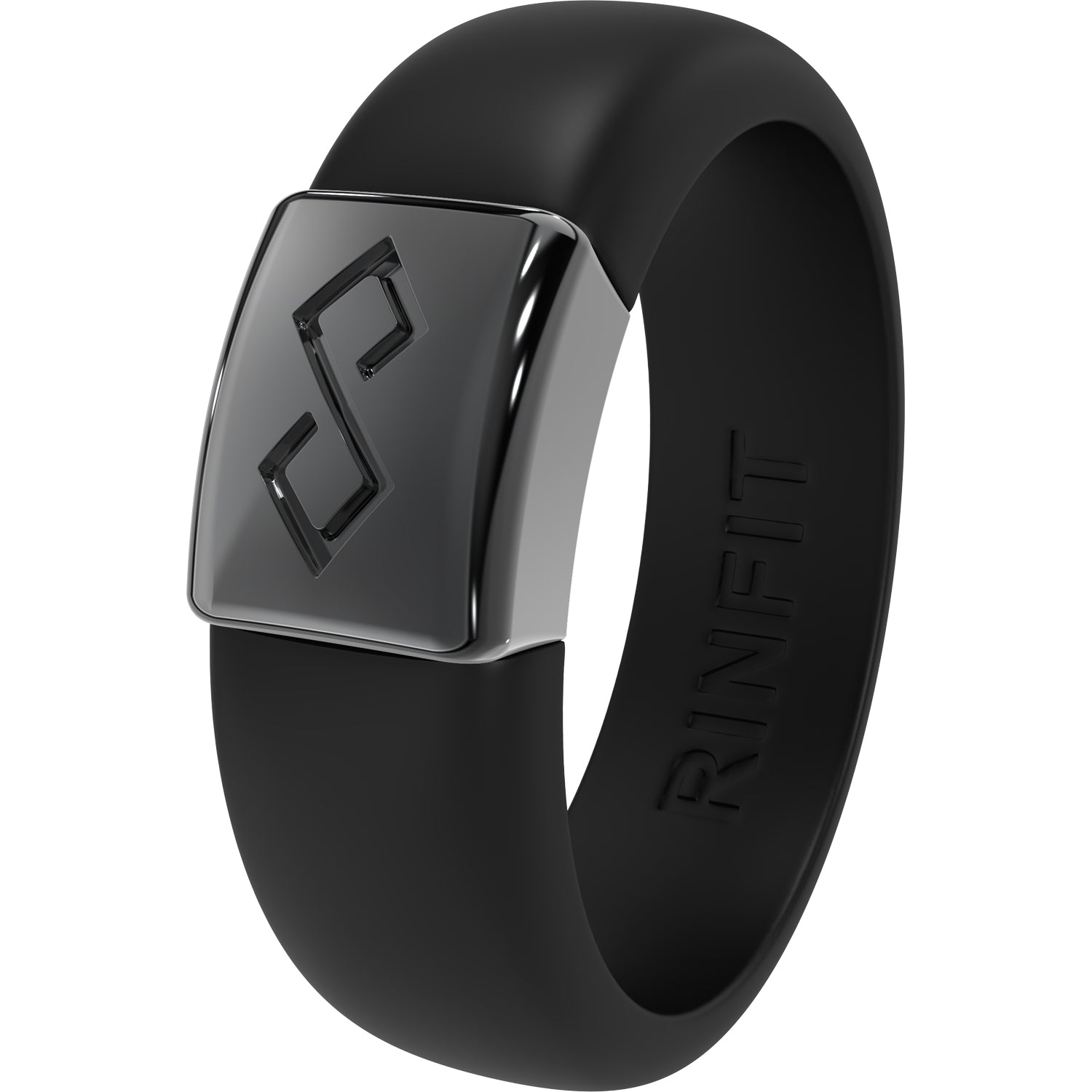 Women's Silicone Wedding Ring with Metal Plate - U.S. Patented Design