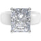 Silicone Ring – 10×8 mm Emerald Cut CZ | Patented Design - GlowStone Collection