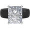 Silicone Ring – 10×8 mm Emerald Cut CZ | Patented Design - GlowStone Collection