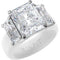Rinfit Silicone Ring with Three Emerald CZ Stones - Patented
