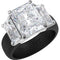 Rinfit Silicone Ring with Three Emerald CZ Stones - Patented
