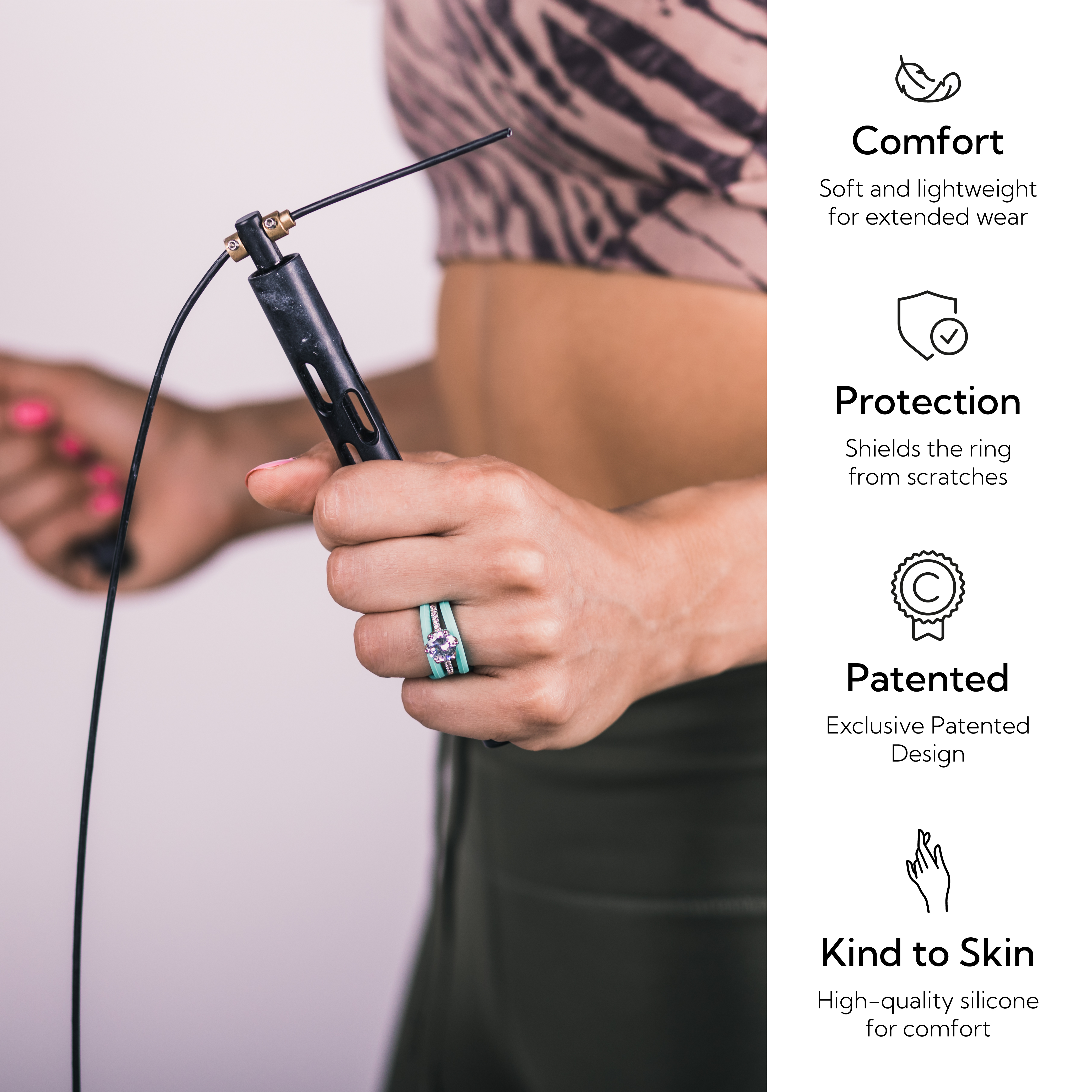 ActiveFit Ring Protector – Set of two: 4mm and 9mm - Patented Design