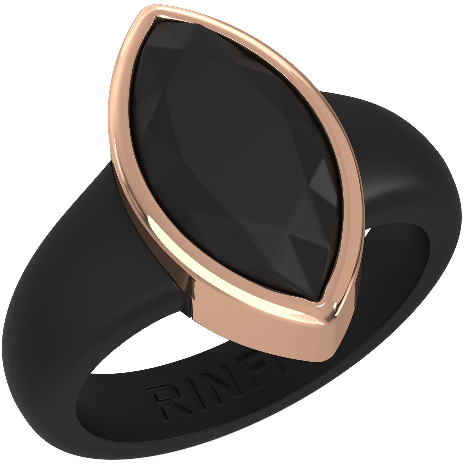 Marquise Collection  - Silicone Rings for Women with Metal Frame - Patent Pending Design