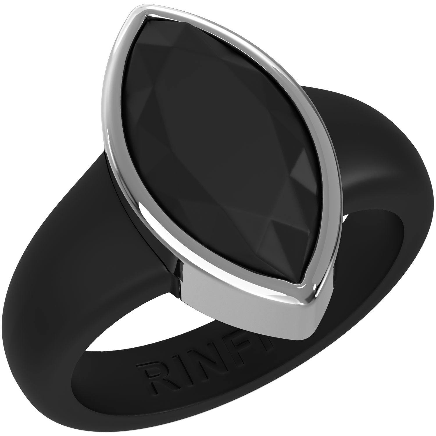 Marquise Collection  - Silicone Rings for Women with Metal Frame - Patent Pending Design