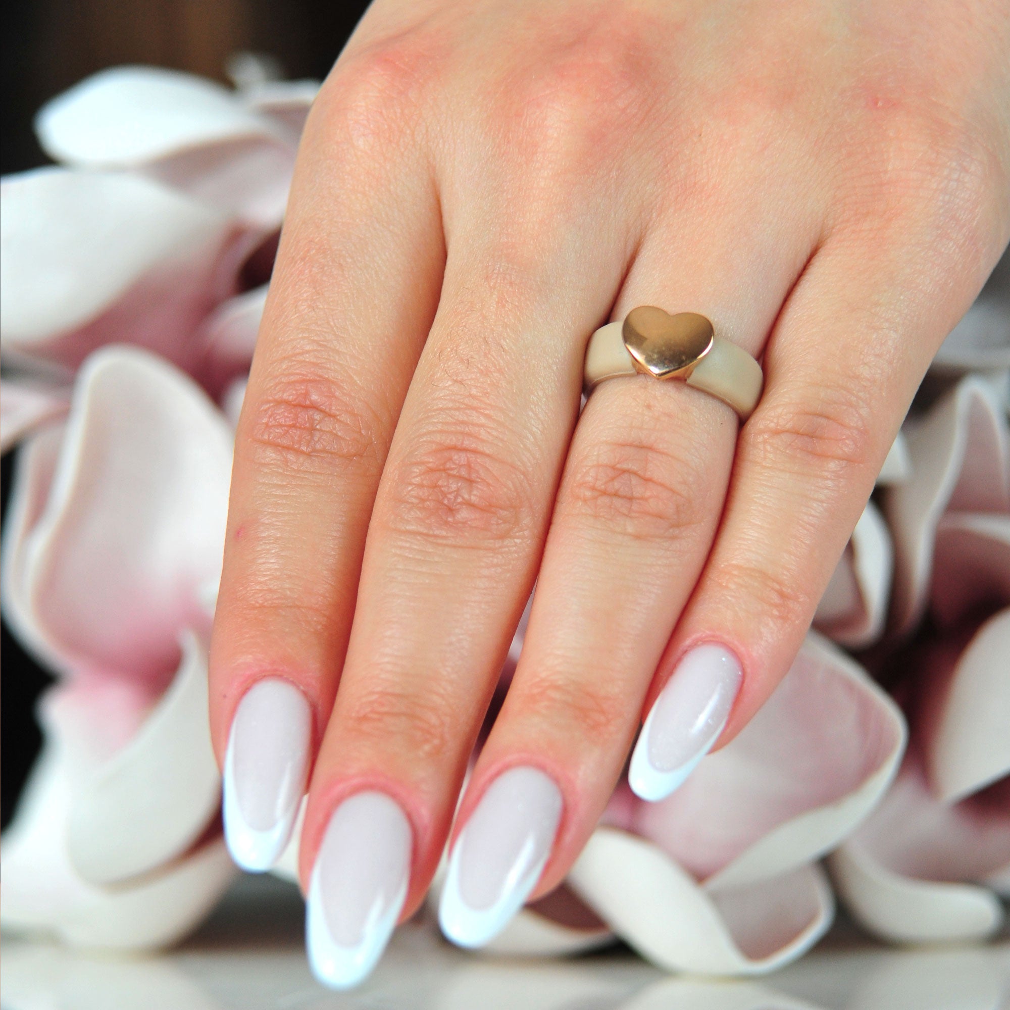 Heart Collection - Women's Silicone Rings with Metal - Patent Design