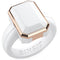 Emerald Collection- Silicone Rings for Women with Metal Frame - Patented Design