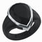 Oversized Pear Collection - Silicone Rings with Metal Frame - Patented Design