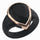 Oversized Pear Collection - Silicone Rings with Metal Frame - Patented Design