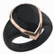 Oversized Pear Collection - Silicone Rings with Metal Frame - Patented Design